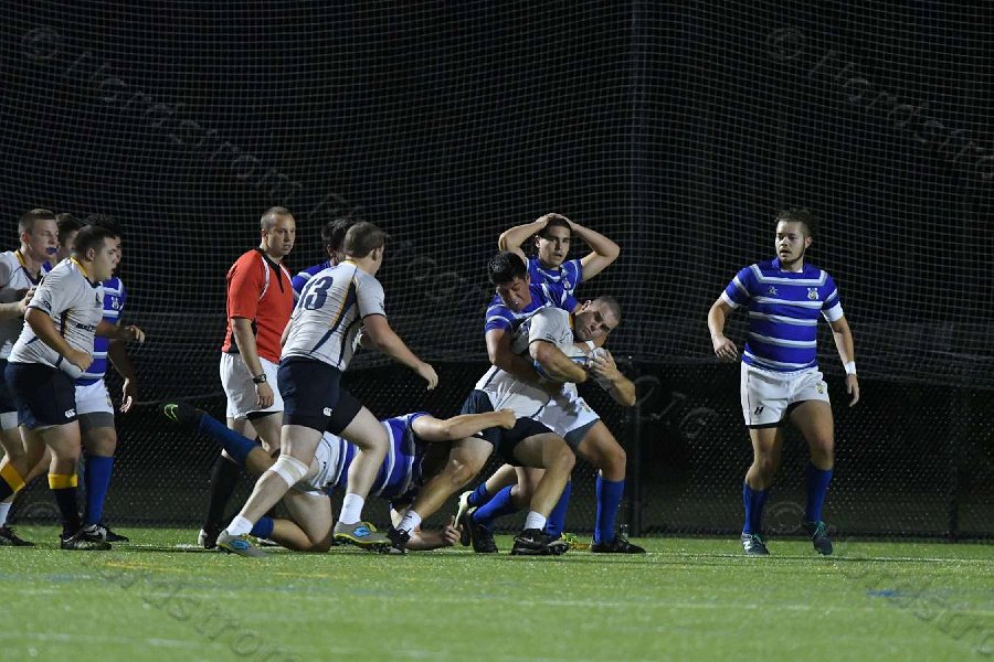 Wheaton Men\'s Rugby vs Mass Maritime.  Photo by Keith Nordstrom